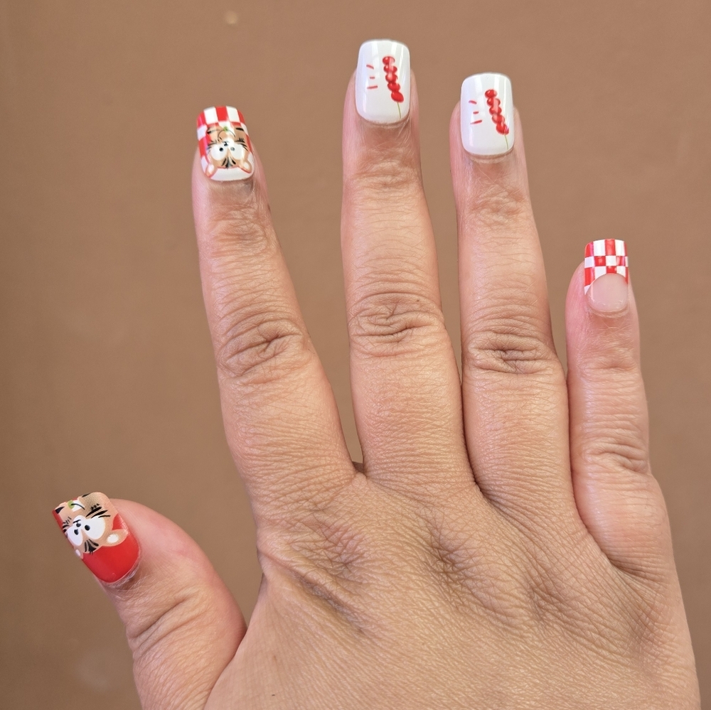 Cat Press On Nails - Picture 3 of 4